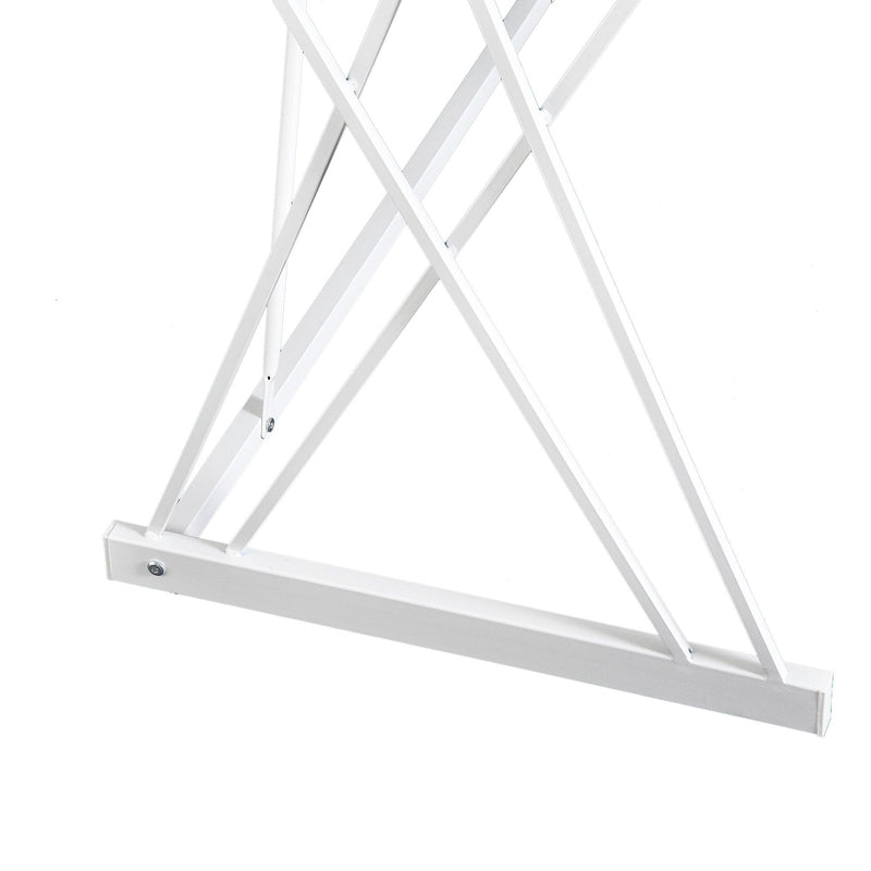 Scrivania da Ufficio in Acciaio Bianco e Legno Rovere con Cassetti 110x55x76 cm 