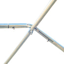 Serra da Giardino 3.5x3x2m Serra con Tetto a Spiovente in PE per Piante Verde 