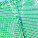 Serra da Giardino 6x3x2 m Serra con Tetto a Spiovente in PE per Piante Verde 