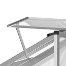 Serra da Giardino per Piante Tetto Apribile e Porta scorrevole Trasparente 182x190x195 cm 