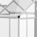 Serra da Giardino per Piante Tetto Apribile e Porta scorrevole Trasparente 182x190x195 cm 