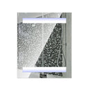 Specchio Armadietto da Bagno Pensile Illuminato con Luci LED 50x60x15 cm 