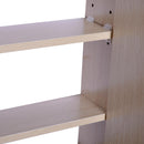 Specchio Armadietto da Bagno Pensile 3 Ante in Legno 90x13.5x80 cm 