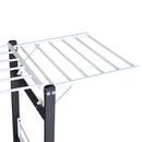 Stendibiancheria Pieghevole in Alluminio e Plastica 157.5x54x101 cm 