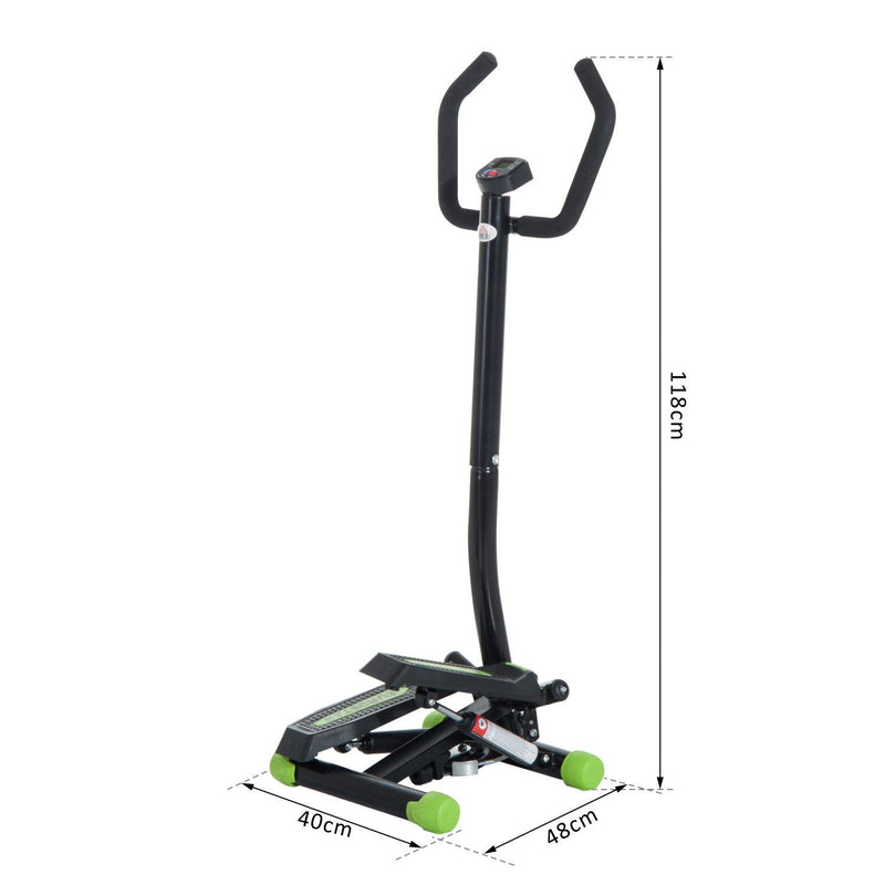 Stepper Professionale Fitness con Manubrio e Corde 40x48x118 cm 