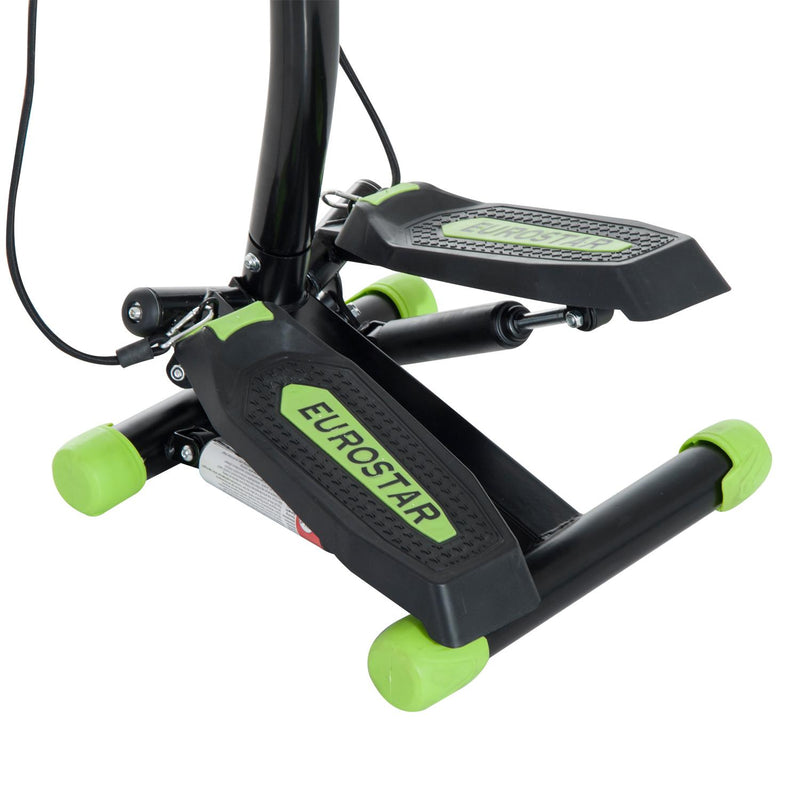 Stepper Professionale Fitness con Manubrio e Corde 40x48x118 cm 