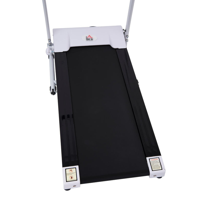 Tapis Roulant Elettrico Pieghevole Schermo LCD 500W Velocità Max 10km/h 
