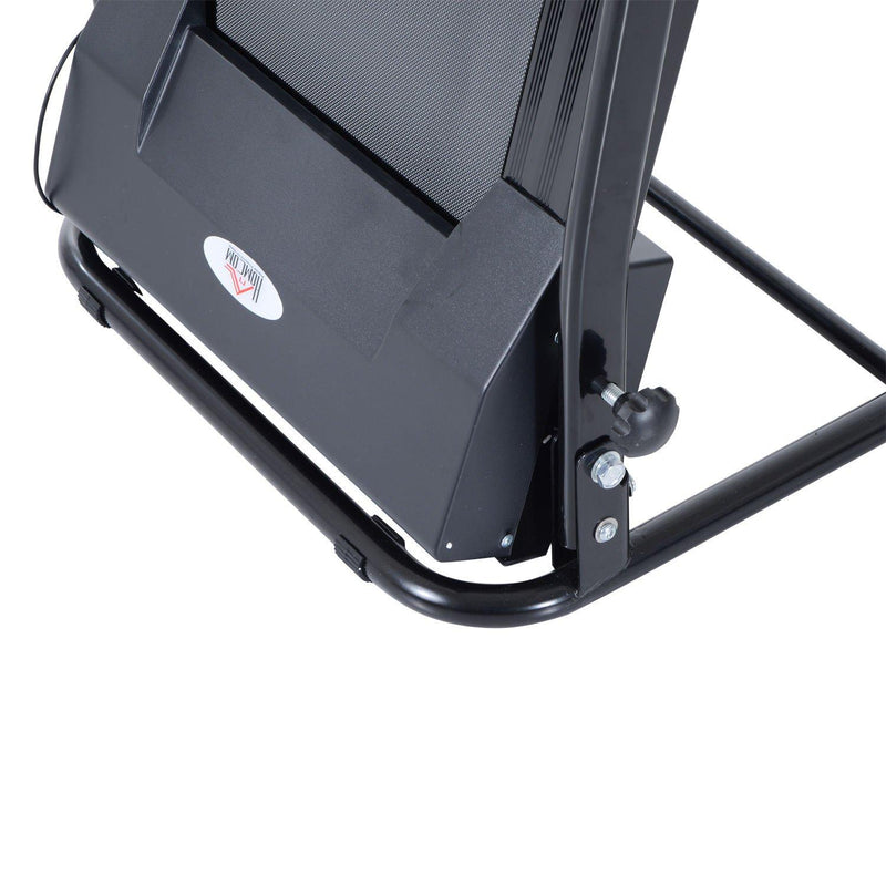 Tapis Roulant Elettrico con Schermo LCD Pieghevole 0.75 HP Nero 