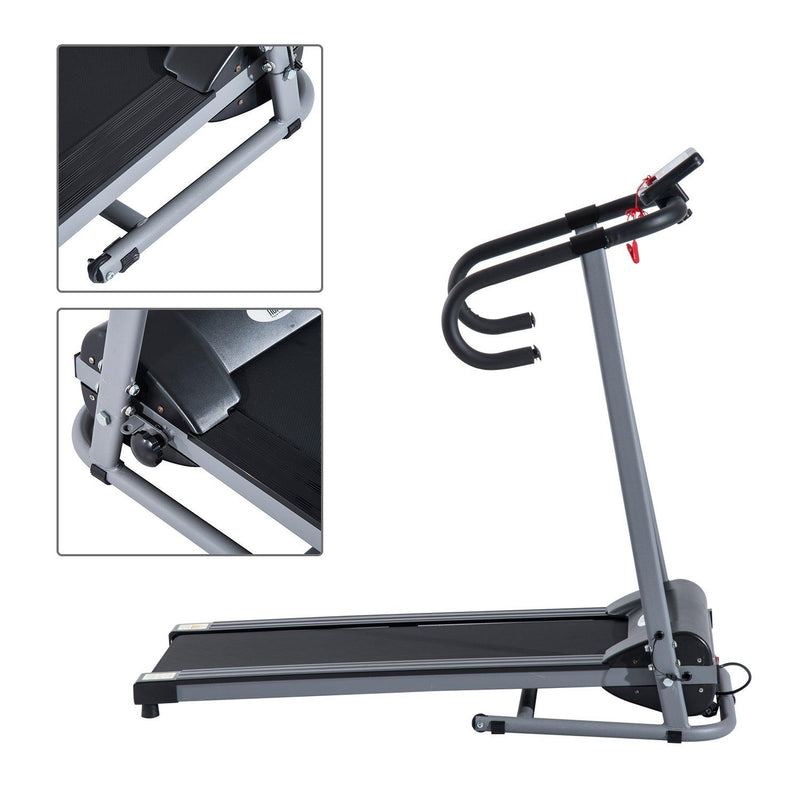 Tapis Roulant Elettrico Richiudibile Schermo LCD 500W 