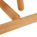 Tavolino da Giardino Rotondo in Legno Ø63.5x45 cm 