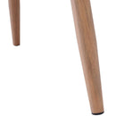 Tavolino da Caffè Rotondo in Legno e Metallo Bianco Ø80x45 cm 