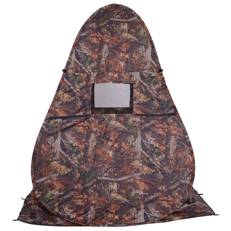 Tenda da Caccia e Fotografia Pop Up per 2 Persone in Tessuto Oxford 170x170x195 cm 