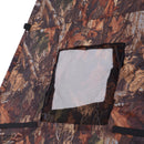 Tenda da Caccia e Fotografia Pop Up per 2 Persone in Tessuto Oxford 170x170x195 cm 