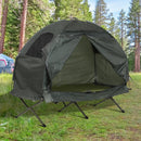 Tenda da Campeggio Singola 2 in 1 Verde 193x77x118 cm 