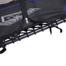 Trampolino Tappeto Elastico per Bambini Ø155x122.5 cm con Rete di Sicurezza Nero e Blu 