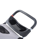 Passeggino per Cani Grigio 75x45x97 cm 