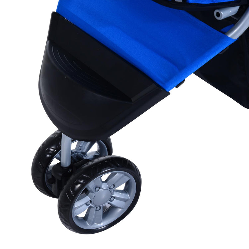 Passeggino per Cani Blu 75x45x97 cm 