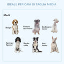 Box per Cani da Interno Esterno con Rotelle 92×62×75 cm 
