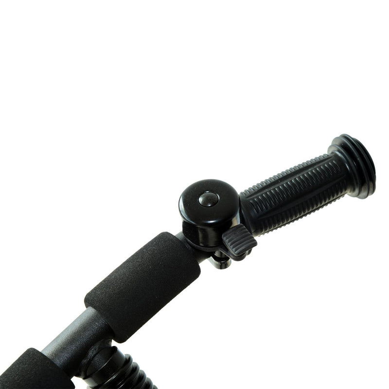 Triciclo per Bambini in Metallo Campanello Parafango Ruota Speciale Nero 