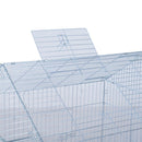 Recinto per Roditori da Esterno in Metallo 220x103x103 cm 