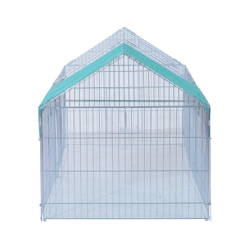 Recinto per Roditori da Esterno in Metallo 220x103x103 cm 