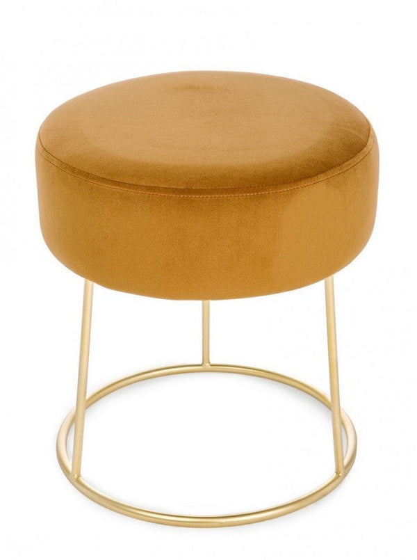 prezzo Hocker Clarissa Inca D35 aus Stoff mit Samteffekt