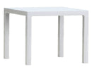 Tavolo da Giardino 95x95x74,5 cm in Resina Keter Quartet Bianco