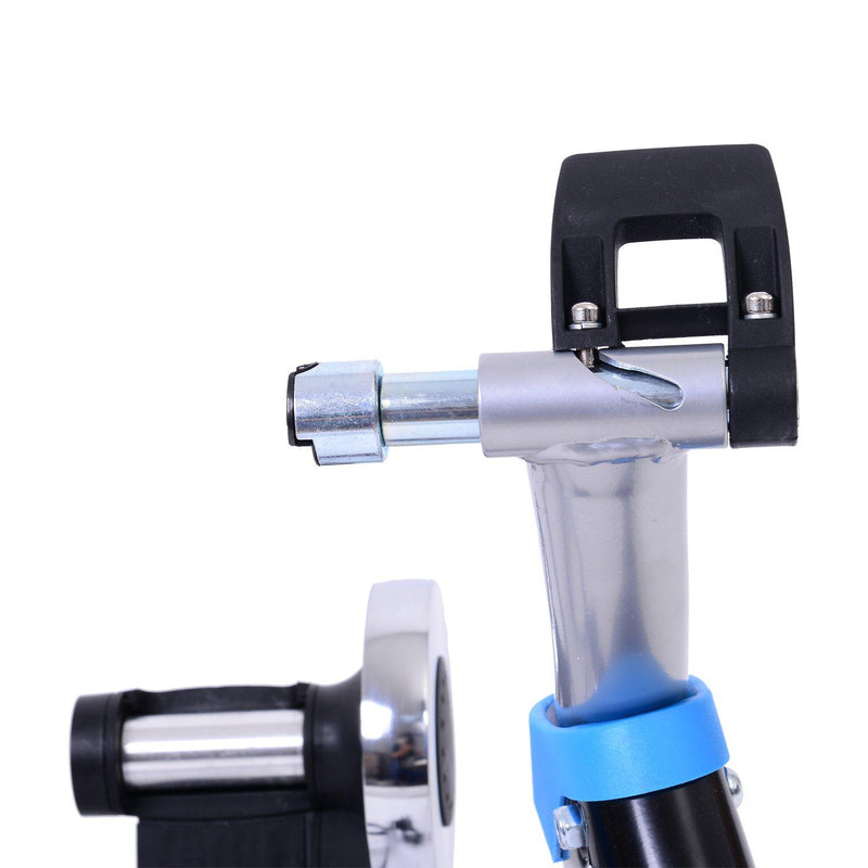 Rullo per Bicicletta a Magnete per Allenamento in Casa Argento 54.4x47.2x39.4 cm 