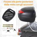 Bauletto Universale per Moto e Scooter 24L Nero 
