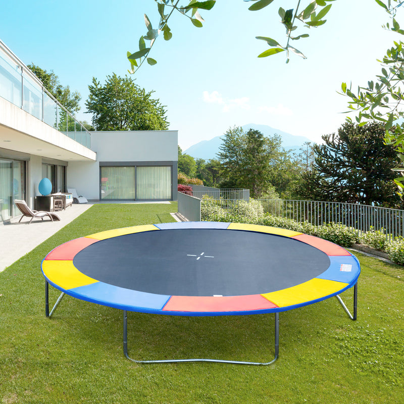 Copertura per Trampolino Elastico Rosso Giallo e Blu Ø244 cm 