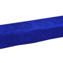 Trave da Ginnastica per Allenamento Imbottita in Legno Blu 240x10x6.5 cm 