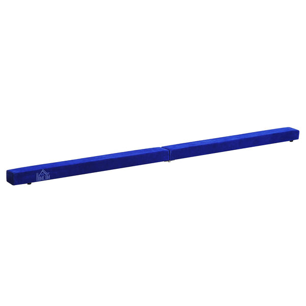 prezzo Blauer, gepolsterter Trainingsbalken aus Holz, 240 x 10 x 6,5 cm