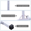 Supporto Bilanciere Porta Manubri per Pesistica Max 200kg 