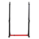 Supporto Bilanciere Altezza Regolabile in Acciaio Nero 77-122x66x103-163 cm 