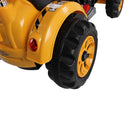 Escavatore Elettrico per Bambini 6V Giallo e Nero 
