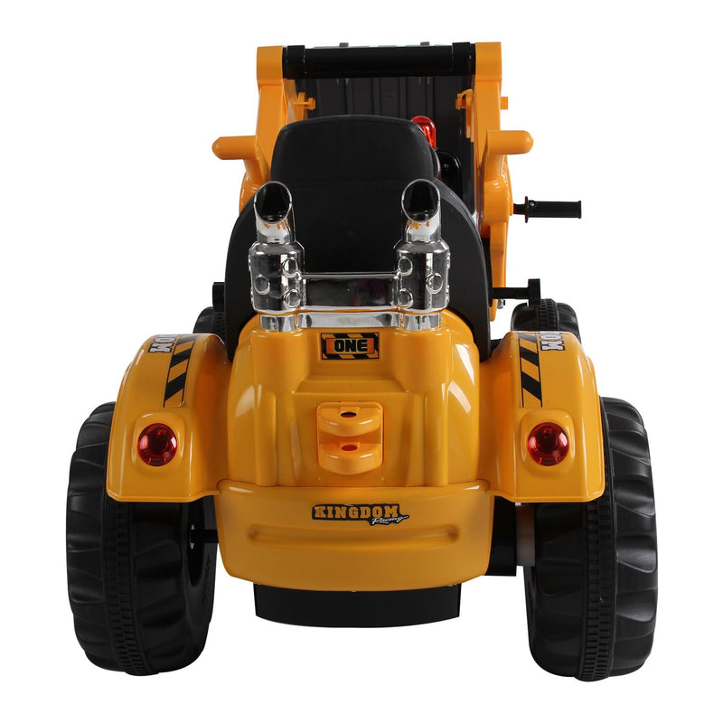 Escavatore Elettrico per Bambini 6V Giallo e Nero 