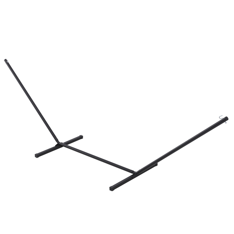 Supporto Struttura Portante per Amaca Max 150 Kg in Metallo Nero 360x92x115 cm 