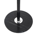 Appendiabiti Attaccapanni da Terra in Acciaio Nero 35x35x176 cm 