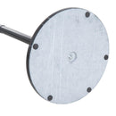 Appendiabiti Attaccapanni da Terra in Acciaio Nero 35x35x176 cm 