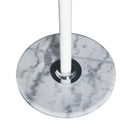 Appendiabiti Attaccapanni da Terra in Acciaio Bianco 35x35x176 cm 