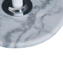 Appendiabiti Attaccapanni da Terra in Acciaio Bianco 35x35x176 cm 