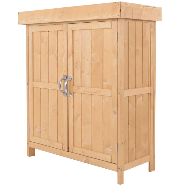 prezzo Gartengeräteschrank 2 Holzböden 74x43x88 cm