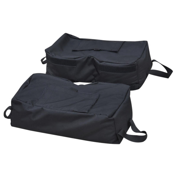 online Set 2 Stück Ständer für Sonnenschirm befüllbar 25 kg schwarz Oxford-Gewebe 50x50x18 cm