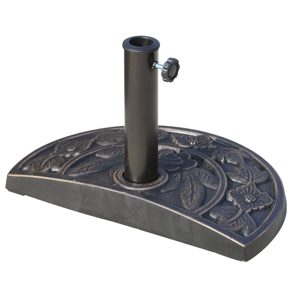 prezzo Basis für Sonnenschirm 9 kg aus Harz, verstellbar mit Knopf 50 x 31 x 32 cm