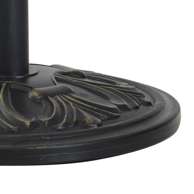 Base per Ombrellone da Giardino 13kg Regolabile in Cemento e Bronzo Ø48 cm 