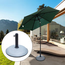 Base per Ombrellone da Giardino 20kg in Cemento Ø45x36 cm 