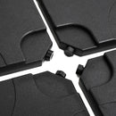 Base per Ombrellone da Giardino 60 Kg a Croce in Plastica 50x50x7.5 cm 