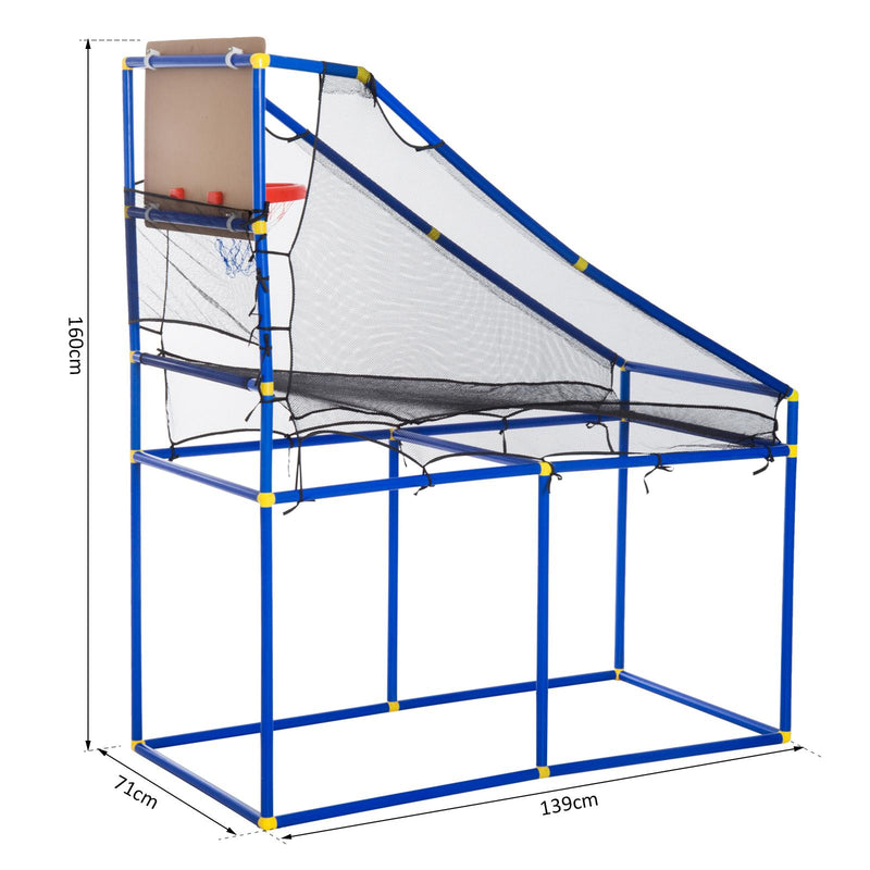 Canestro Allenamento da Basket per Bambini con 2 Palle 