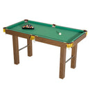 Tavolo da Biliardo con Palline Stecche e Accessori in Legno MDF 123.5x66.5x66 cm 