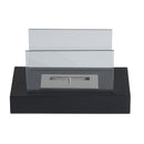 Camino a Bioetanolo da Tavolo 35x18 cm in Acciaio 0,5L Nero 